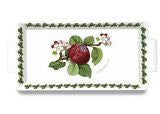 Portmeirion Pomona Earthenware 15 x 7-Inch Sandwich Tray with Handle