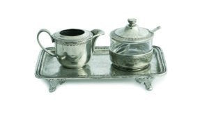Arte Italica Anna Caffe Creamer, Sugar & Tray Set