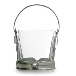 Arte Italica Taverna Bar Crystal Ice Bucket with Handles