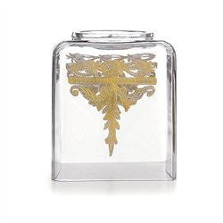 Arte Italica Baroque Gold Tissue Box Holder