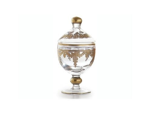 Arte Italica Baroque Gold Canister with Lid