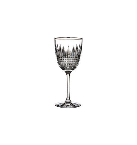 Waterford Lismore Diamond Platinum Wine Glass