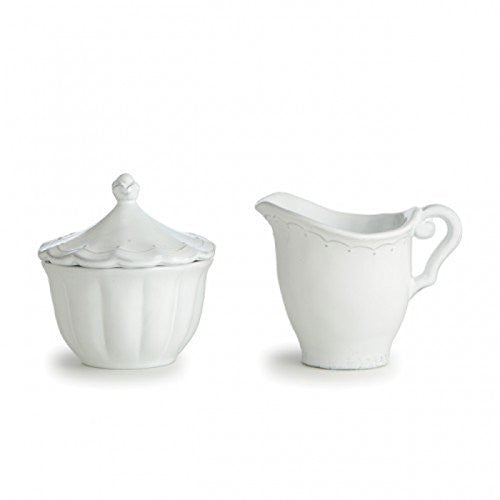Arte Italica Bella Bianca Sugar & Creamer Set