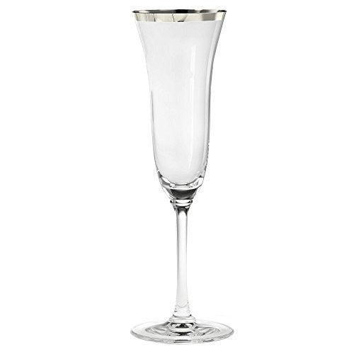 Vera Wang Crystal Classic Platinum Flute Champagnes