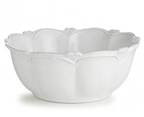 Bella Bianca Rosette Round Bowl