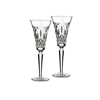Waterford I Love Lismore Toasting Flute Pair