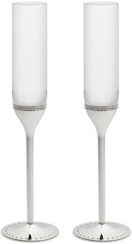 Wedgwood Grosgrain Toasting Flute Pair