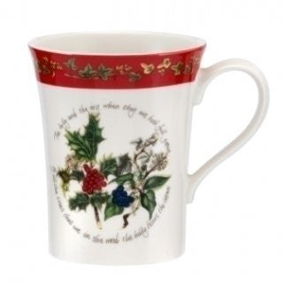 Portmeirion Holly And Ivy Mug 0.35l - Set of 6