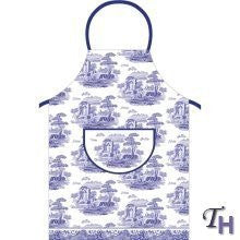 Spode Blue Italian Cotton Drill Apron