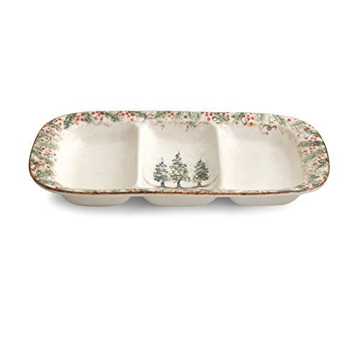 Natale Divided Serving Dish