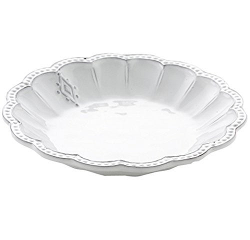 Arte Italica Bella Bianca Medallion Pasta Bowl