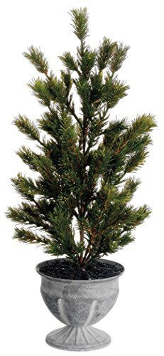 18" Artificial Pine Tree in Tin Pot