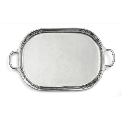 Arte Italica Caffe Large Oval Tray with Handles