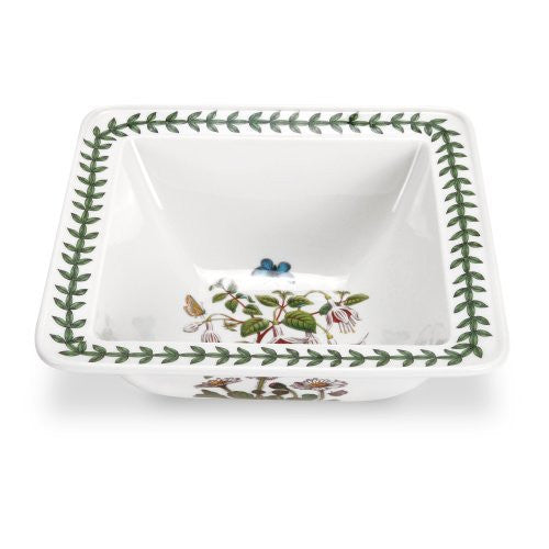 Portmeirion Botanic Garden Square Salad Bowl 8.5"