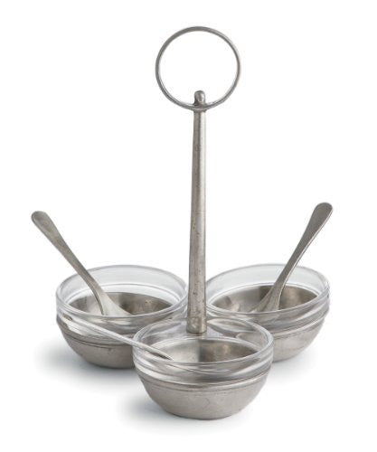 Arte Italica Tavola Hors d'oevre Dish 3 Bowl Serving Dish