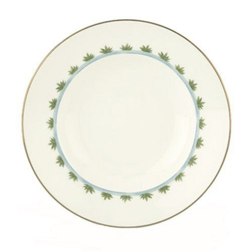 Lenox Colonial Bamboo Gold Banded Bone China Pasta Bowl/Rim Soup