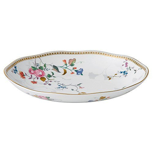 Wedgwood Rose Gold Oval Dish Scallop, Multicolor
