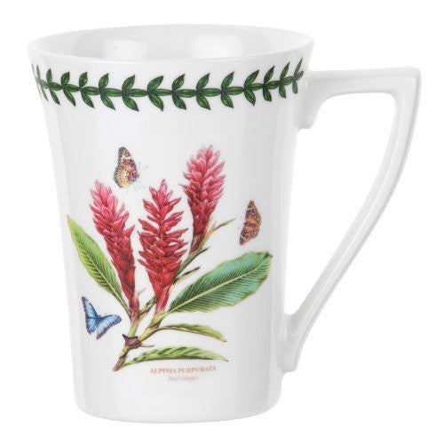 Portmeirion Exotic Botanic Garden Mandarin Mug with Red Ginger Motif