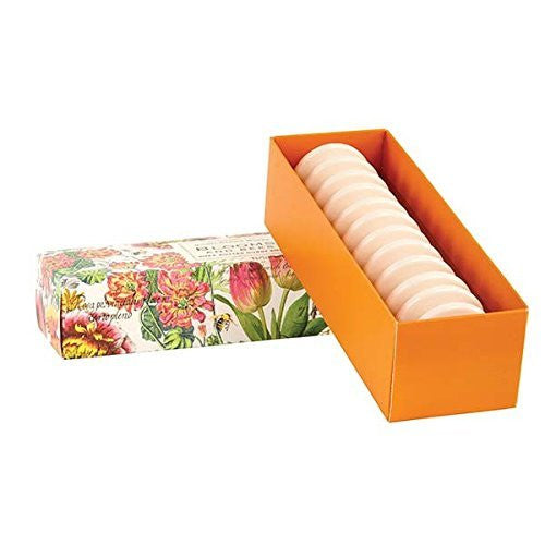 Michel Design Works, Shea Butter Guest Soap Set, 12 Bars, Blooms and Bees