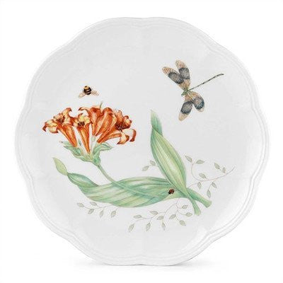 Lenox Butterfly Meadow Dragonfly 9" Accent Plate, Set of 4