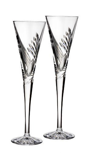 Waterford Wishes "Beginnings" Flute Pair, 5-Ounce
