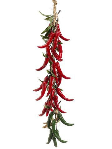 26" Artificial Chili String Hanger