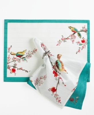 Lenox Table Linens, Chirp Printed Napkin