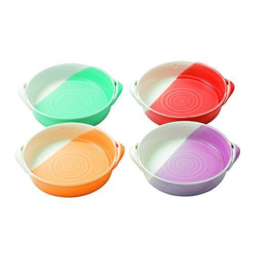 Royal Doulton 7.2" 1815 Bright Colors Mixed Patterns Serving Dishes (Set of 4...