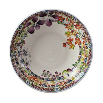 GIEN - French Luxury Earthenware Bagatelle Pasta Serving Bowl