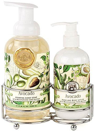 Michel Design Works Hand Care Caddy Set, Avocado
