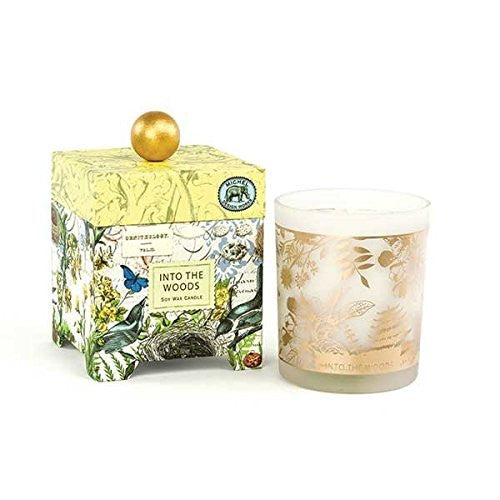 Michel Design Works 14-ounce, Gift Boxed Large Soy Wax Candle, Into the Woods