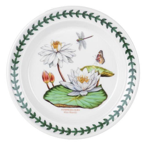 Portmeirion Exotic Botanic Garden Bread and Butter Plate with White Water Lil...