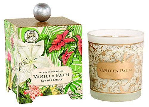 Michel Design Works Large Soy Wax Candle, Vanilla Palm
