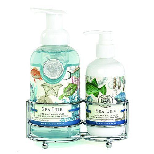 Michel Design Works Sea Life Handcare Caddy Set