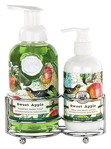 Michel Design Works Hand Care Caddy Set, Sweet Apple