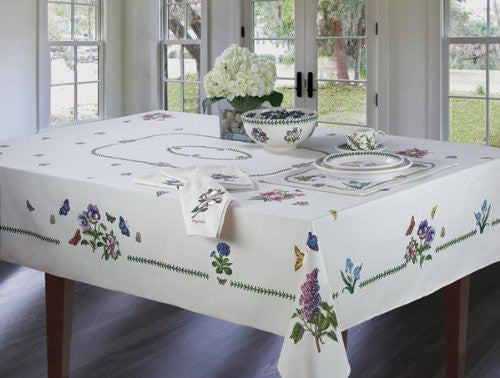 Avanti Linens Botanic Garden 60X120 Table Cloth, Ivory