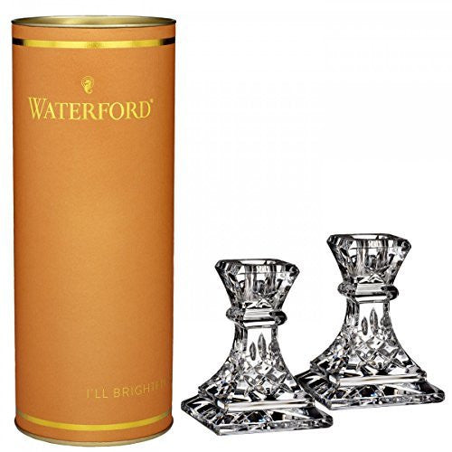 Waterford Lismore Candlestick 4", Pair