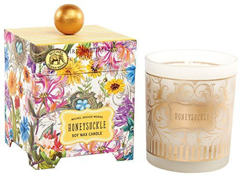 Michel Design Works Soy Wax Candle, Large, Honeysuckle