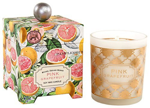 Michel Design Works Soy Wax Candle, Large, Pink Grapefruit