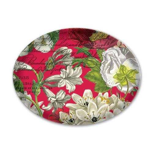 Michel Design Works Soap Dish, White Christmas