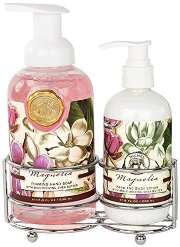 Michel Design Works Hand Care Caddy Set, Magnolia