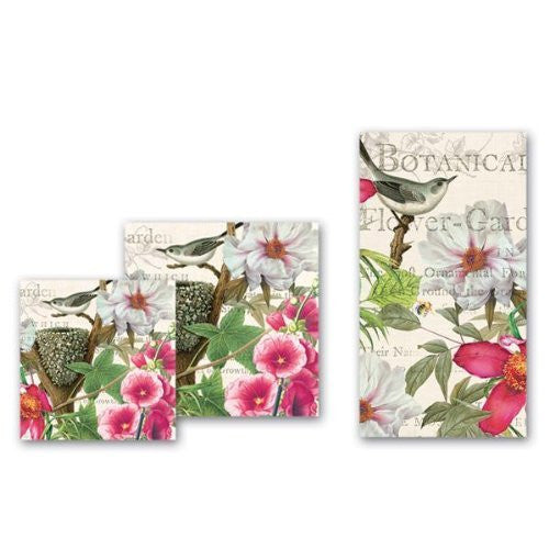 Michel Design Works 20-Pack 3-Ply Paper Cocktail Napkins, Petals