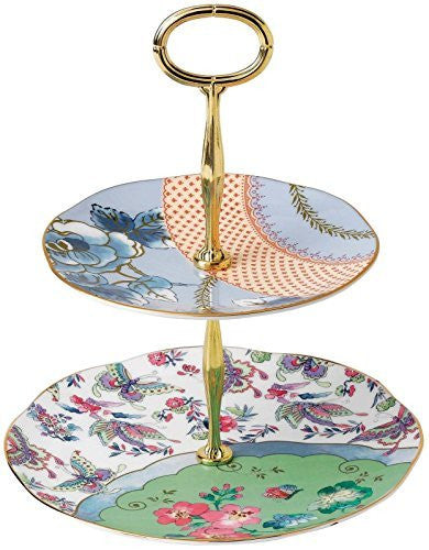 Wedgwood Butterfly Bloom Cake Stand Two-Tier