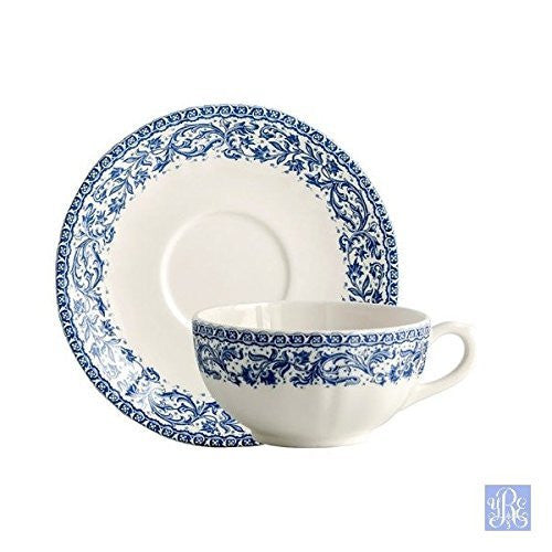 Gien Rouen 37 Breakfast Cup & Saucer, Set of 2