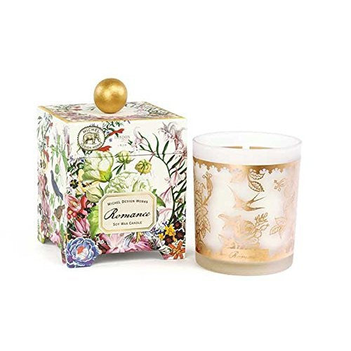 Michel Design Works 14-ounce, Gift Boxed Large Soy Wax Candle, Romance