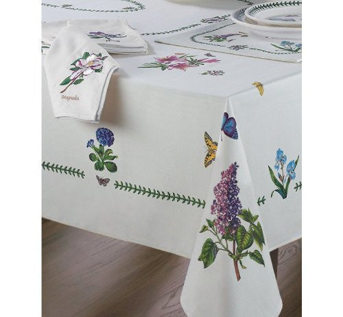 Avanti Portmeirion Botanic Garden Tablecloth, 70-Inch Round