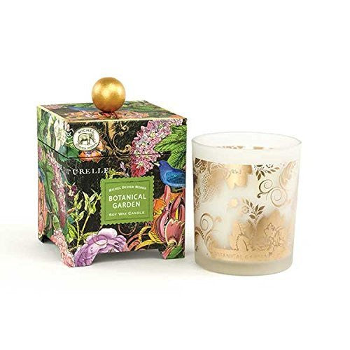 Michel Design Works 14-ounce, Gift Boxed Large Soy Wax Candle, Botanical Garden