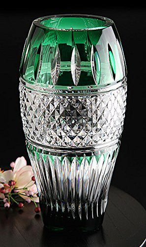 Waterford Irish Lace Emerald 12in Vase