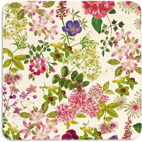 GIEN MILLEFLEURS COASTERS BOXED SET OF 6