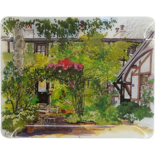 Gien - Luxurious French Paris a Giverny Large Acrylic Serving Tray 15" x 19"